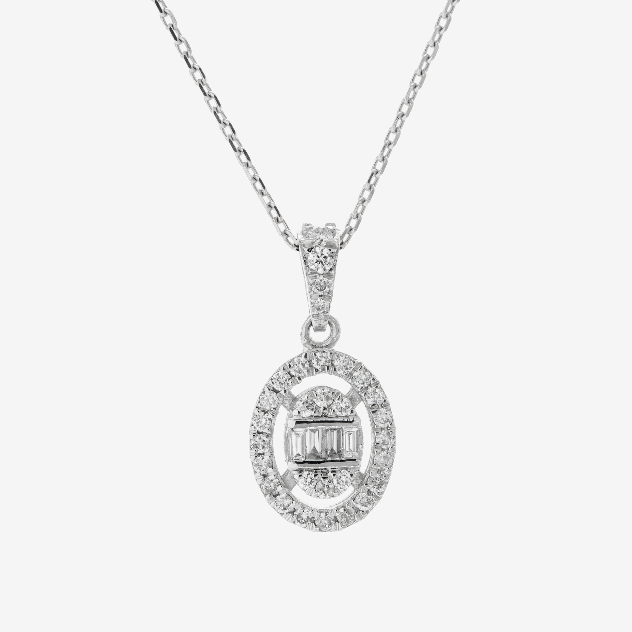 Chavez necklace with diamonds